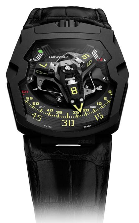 Urwerk 220 Watch Replica UR-220 All Black
